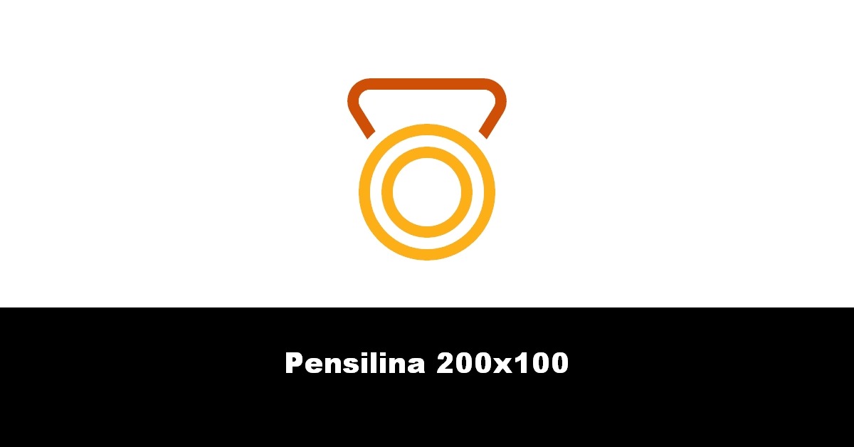 Pensilina 200×100