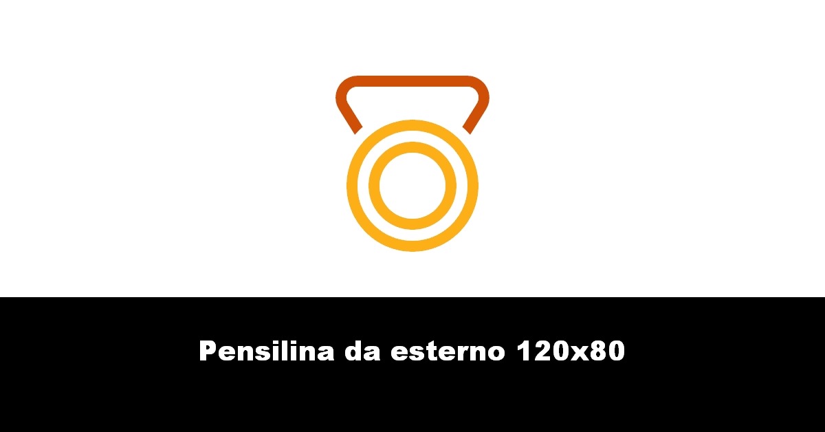 Pensilina da esterno 120×80