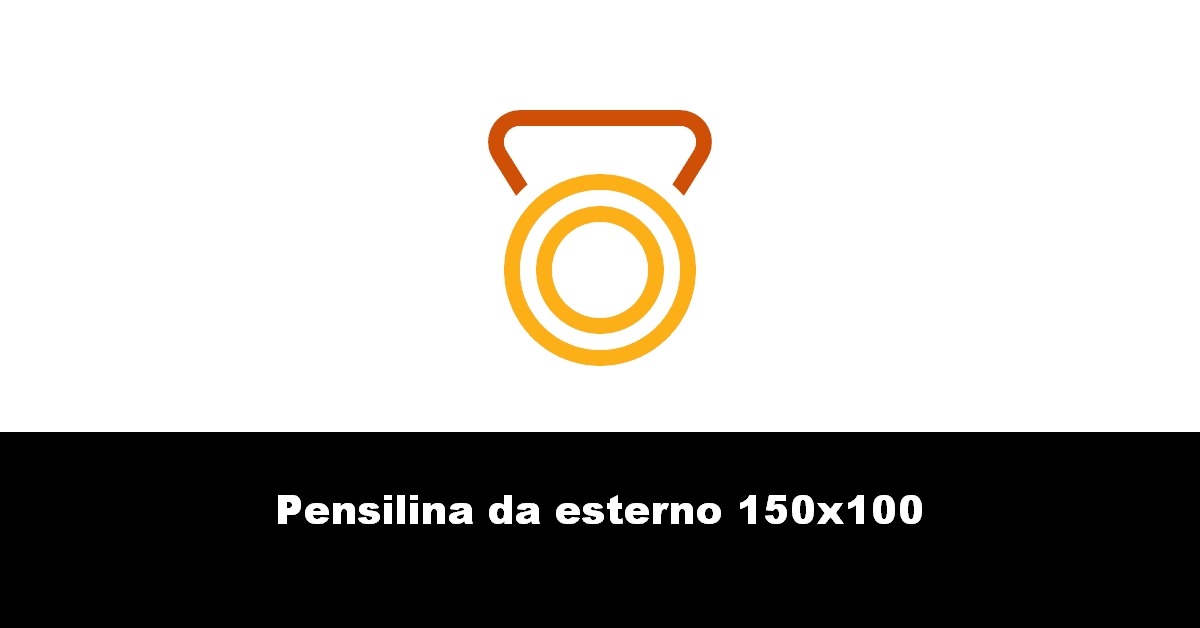 Pensilina da esterno 150×100