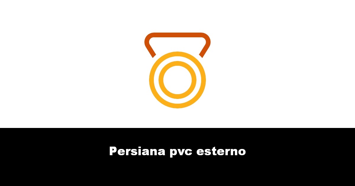 Persiana pvc esterno