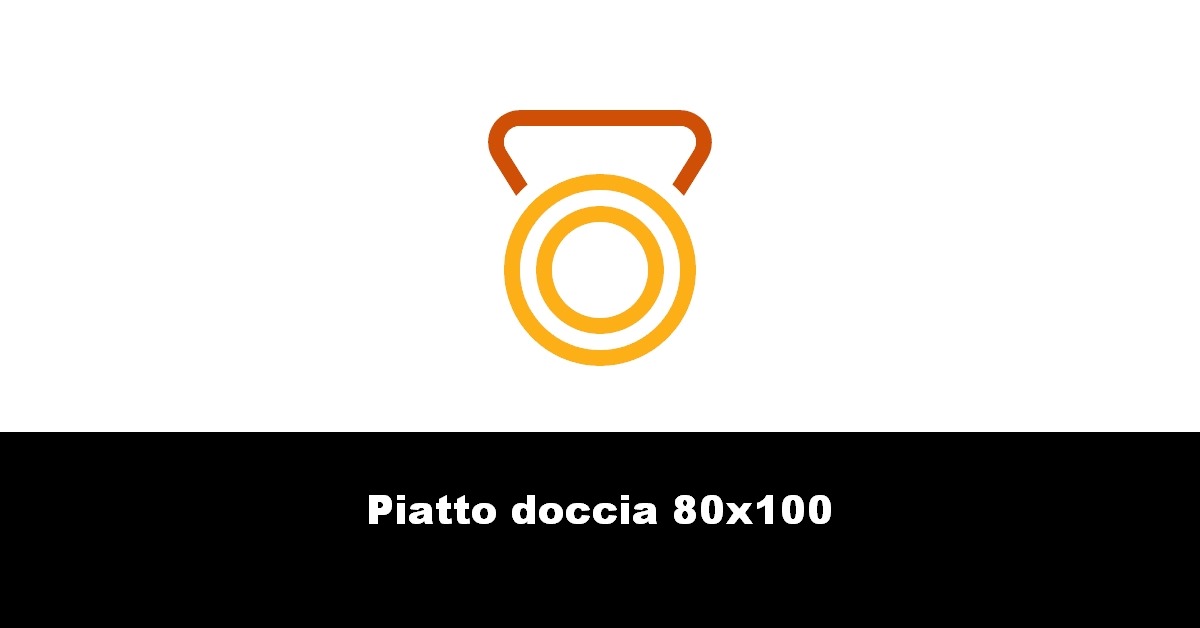 Piatto doccia 80×100