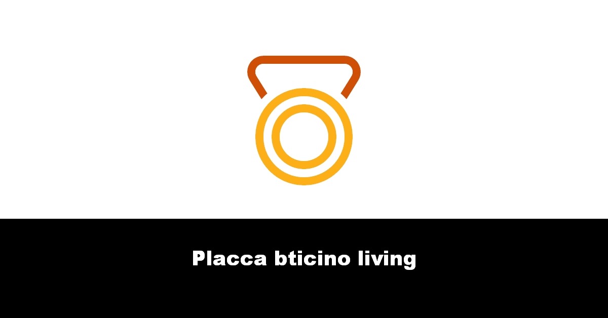 Placca bticino living