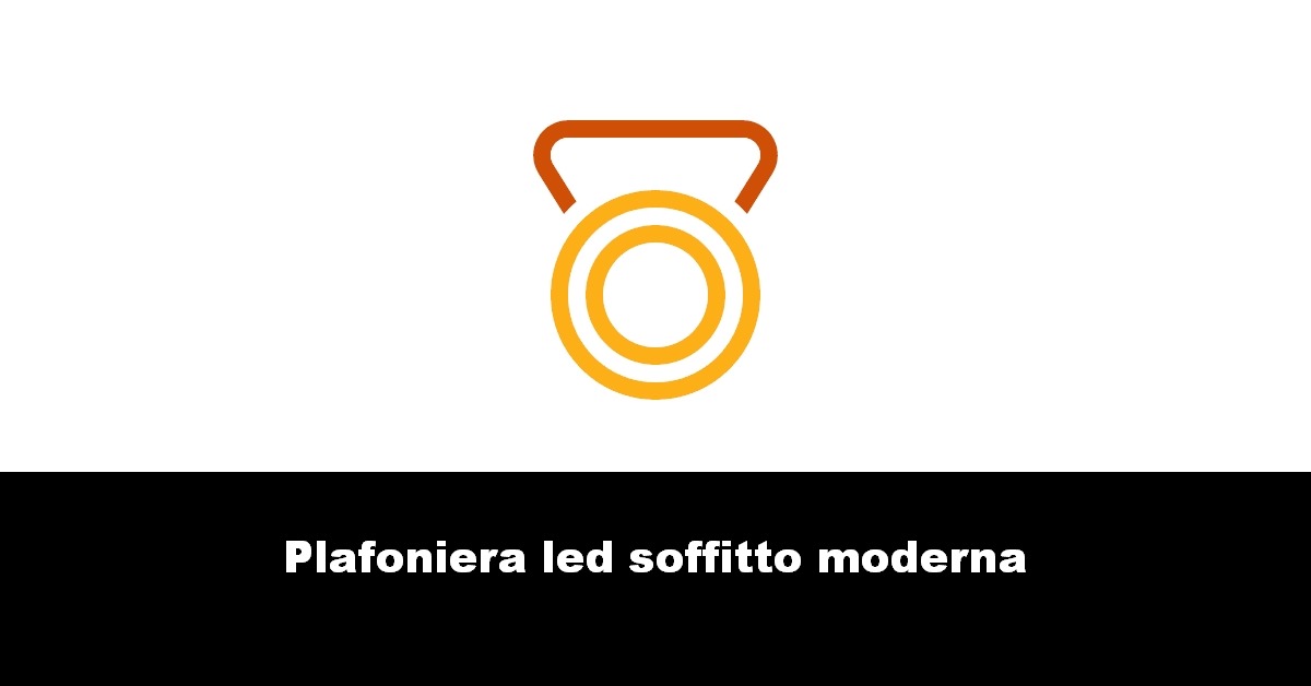 Plafoniera led soffitto moderna