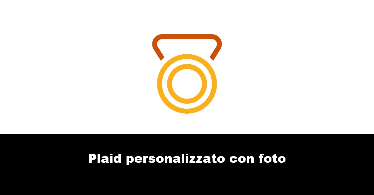 Plaid personalizzato con foto