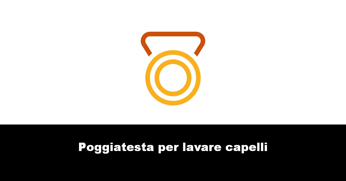 Poggiatesta per lavare capelli