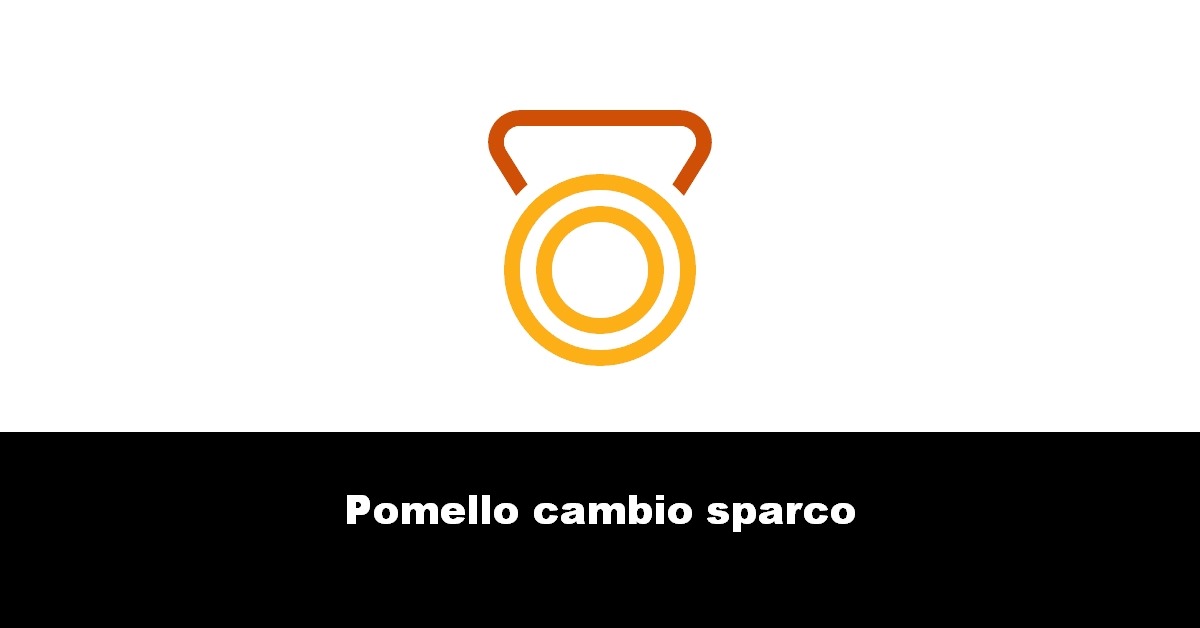 Pomello cambio sparco