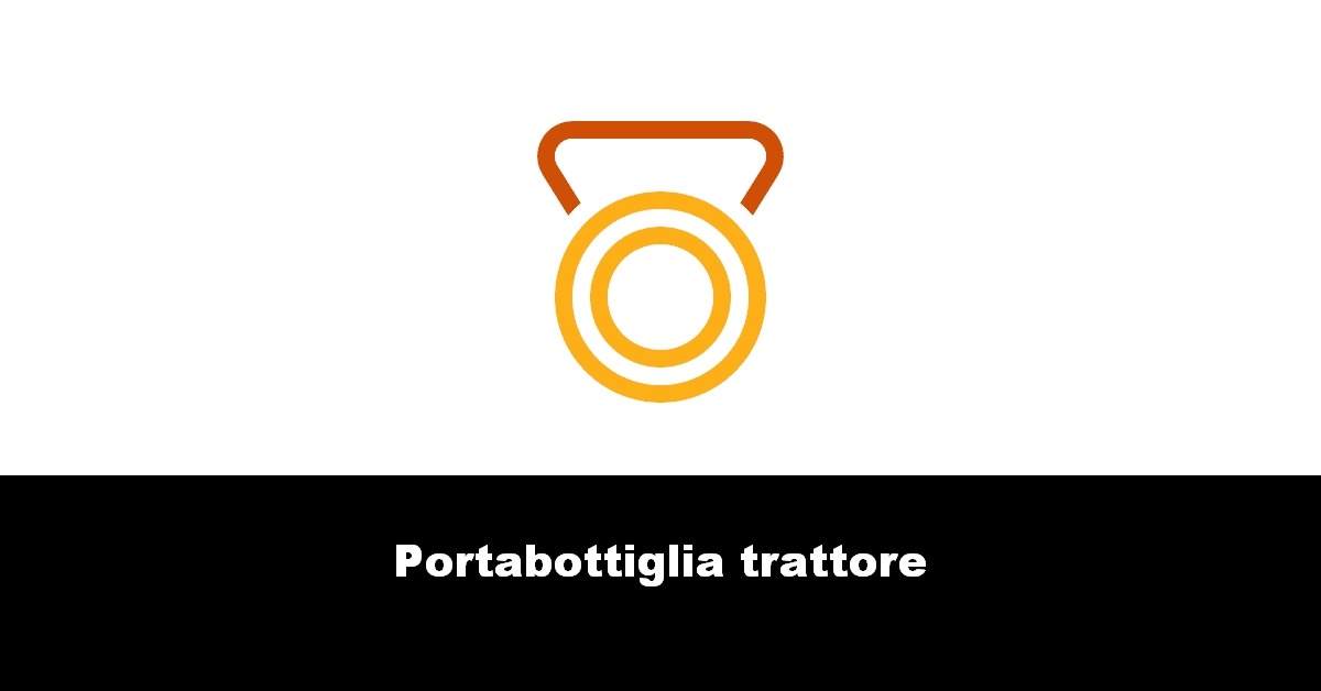 Portabottiglia trattore