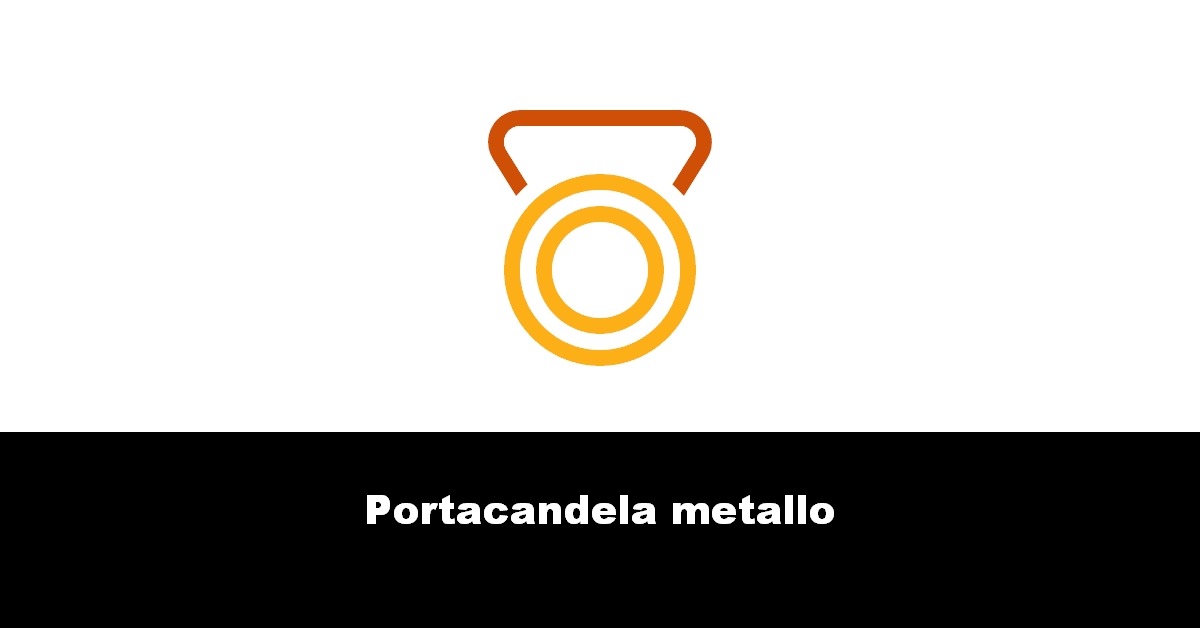 Portacandela metallo