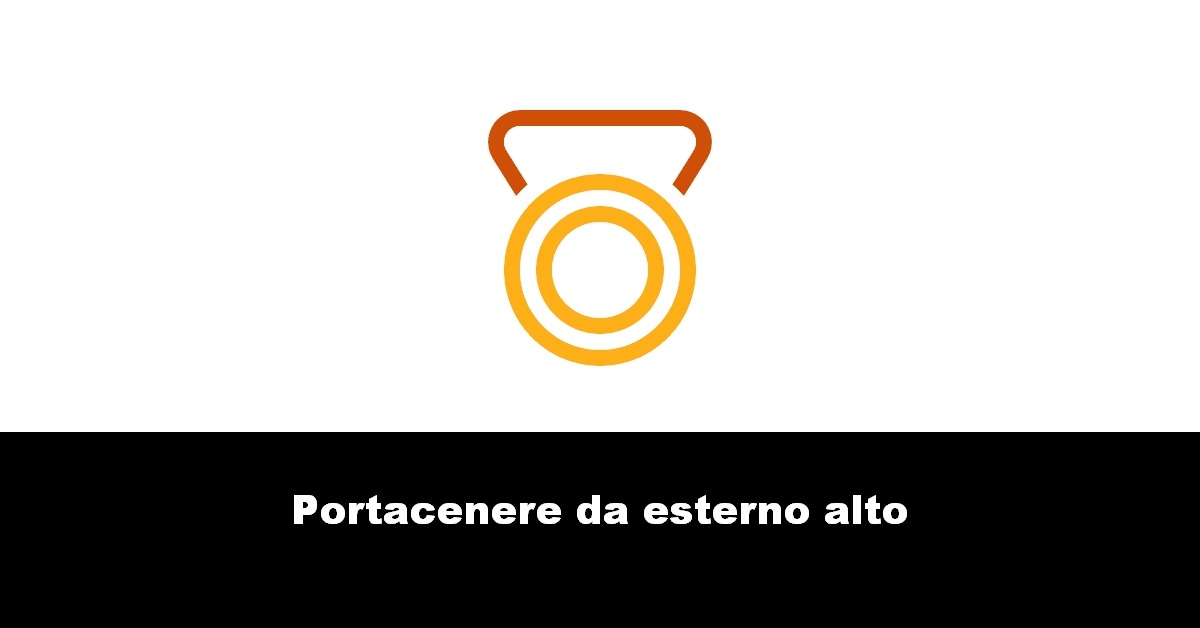 Portacenere da esterno alto