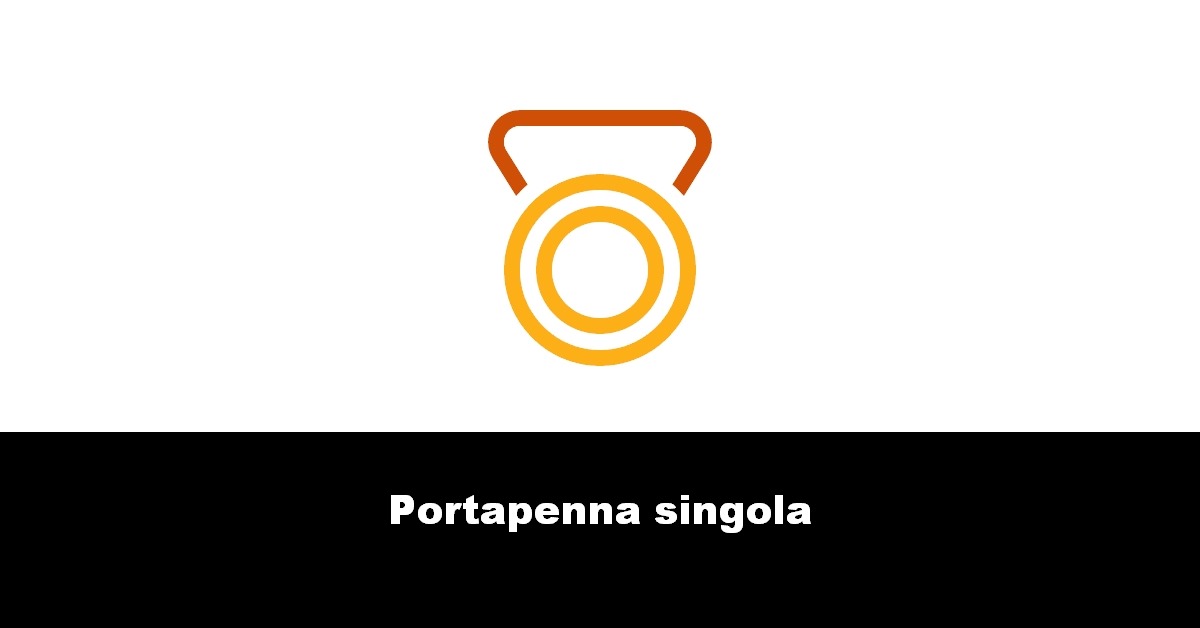 Portapenna singola