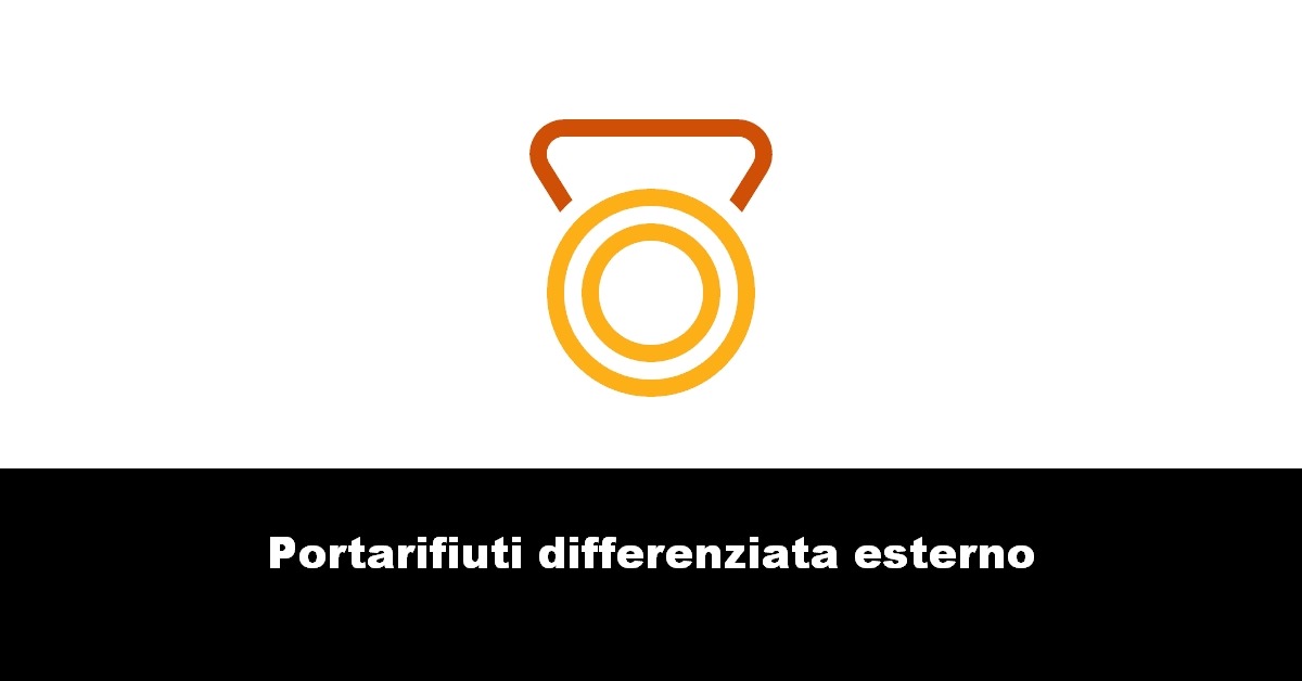 Portarifiuti differenziata esterno