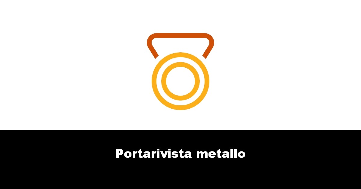 Portarivista metallo