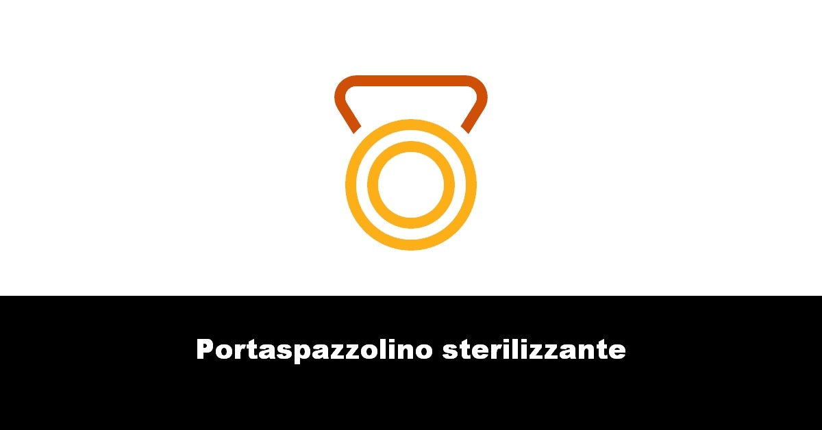 Portaspazzolino sterilizzante