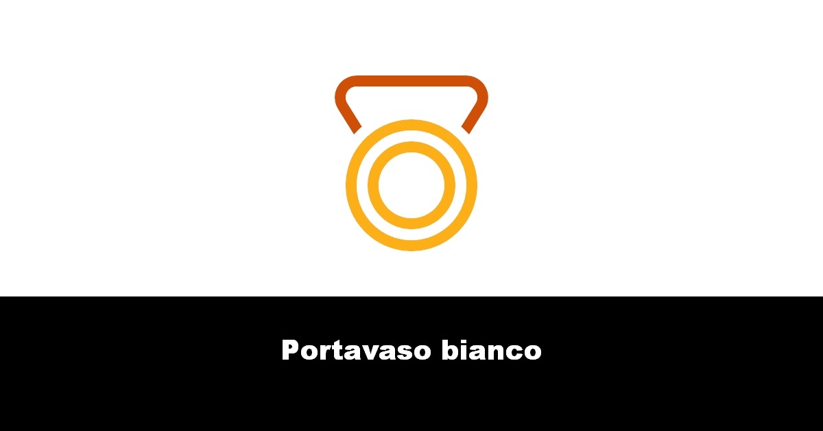 Portavaso bianco