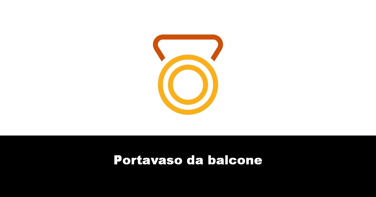 Portavaso da balcone