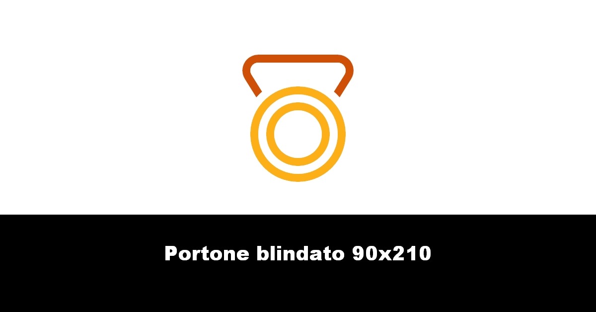 Portone blindato 90×210