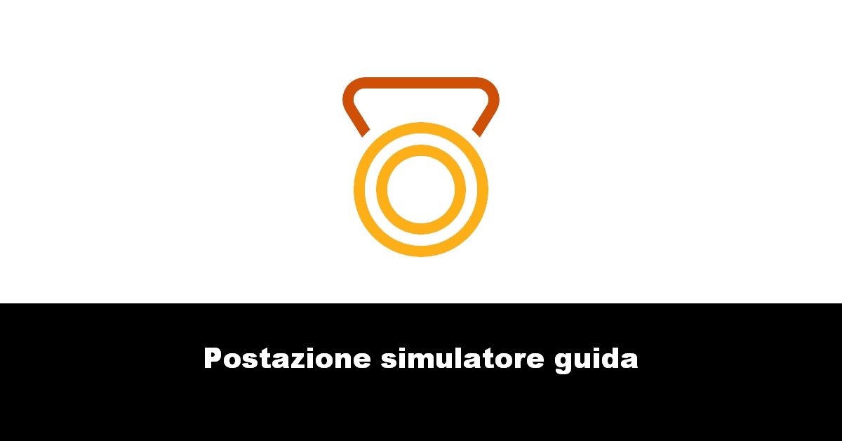 Postazione simulatore guida