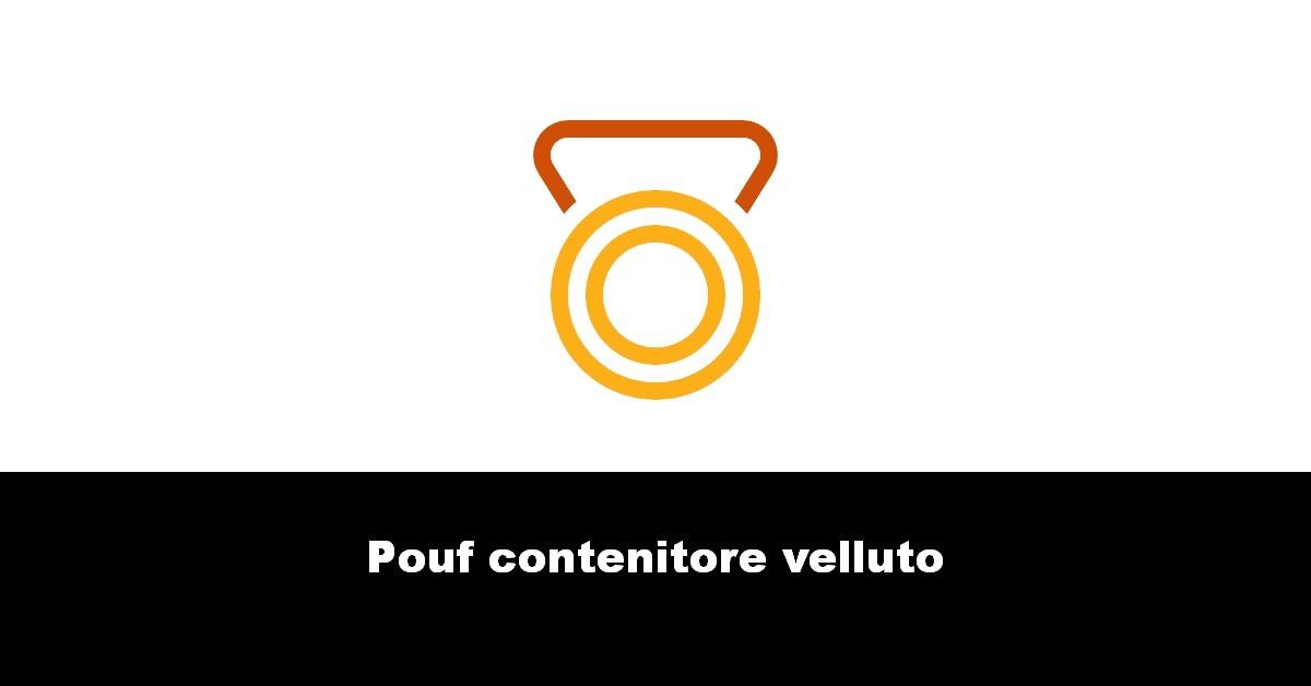 Pouf contenitore velluto