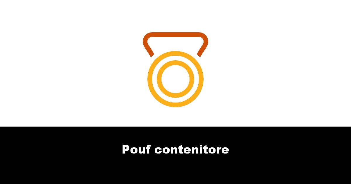 Pouf contenitore