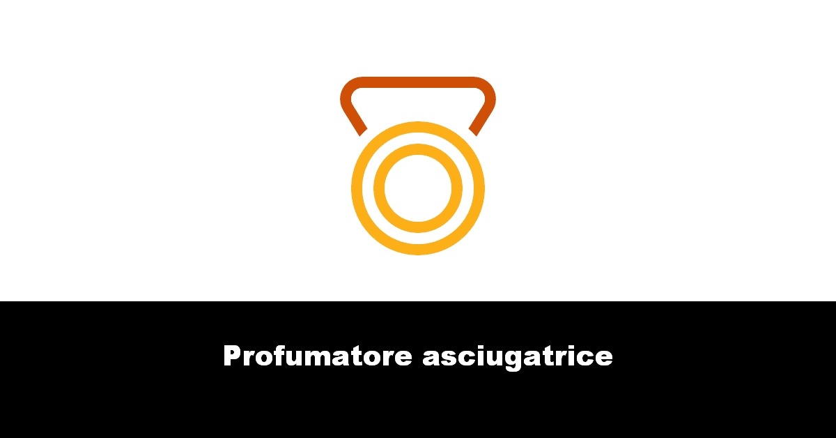 Profumatore asciugatrice