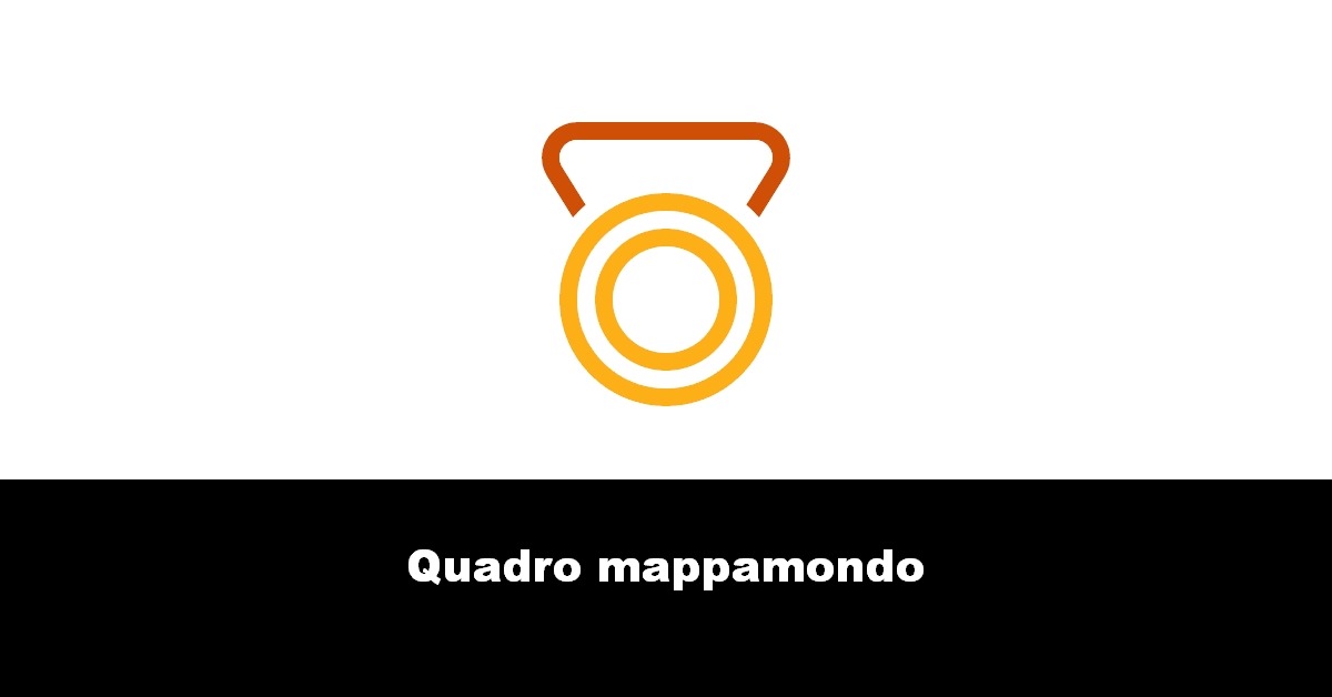 Quadro mappamondo