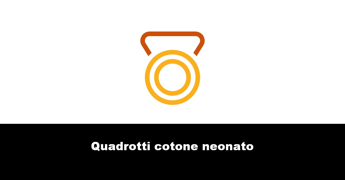 Quadrotti cotone neonato