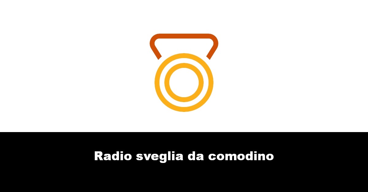 Radio sveglia da comodino