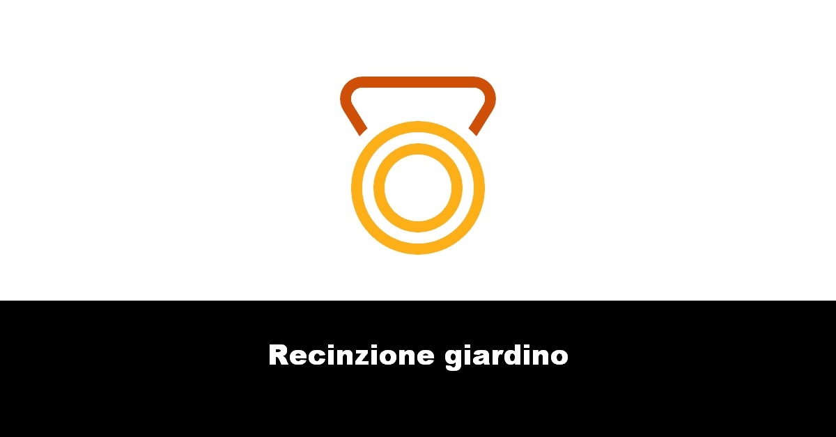 Recinzione giardino