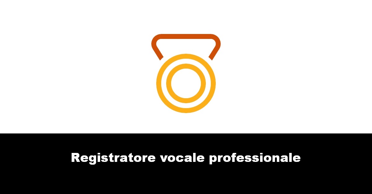 Registratore vocale professionale