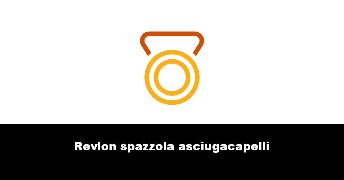 Revlon spazzola asciugacapelli