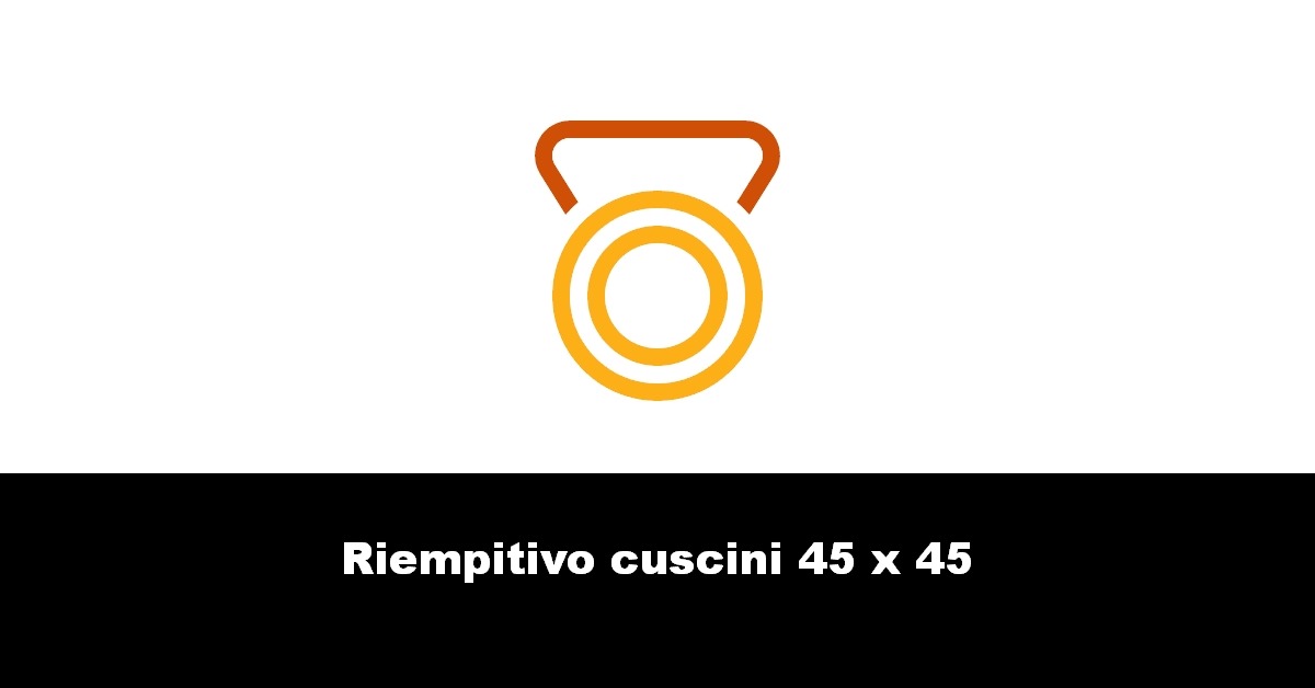 Riempitivo cuscini 45 x 45