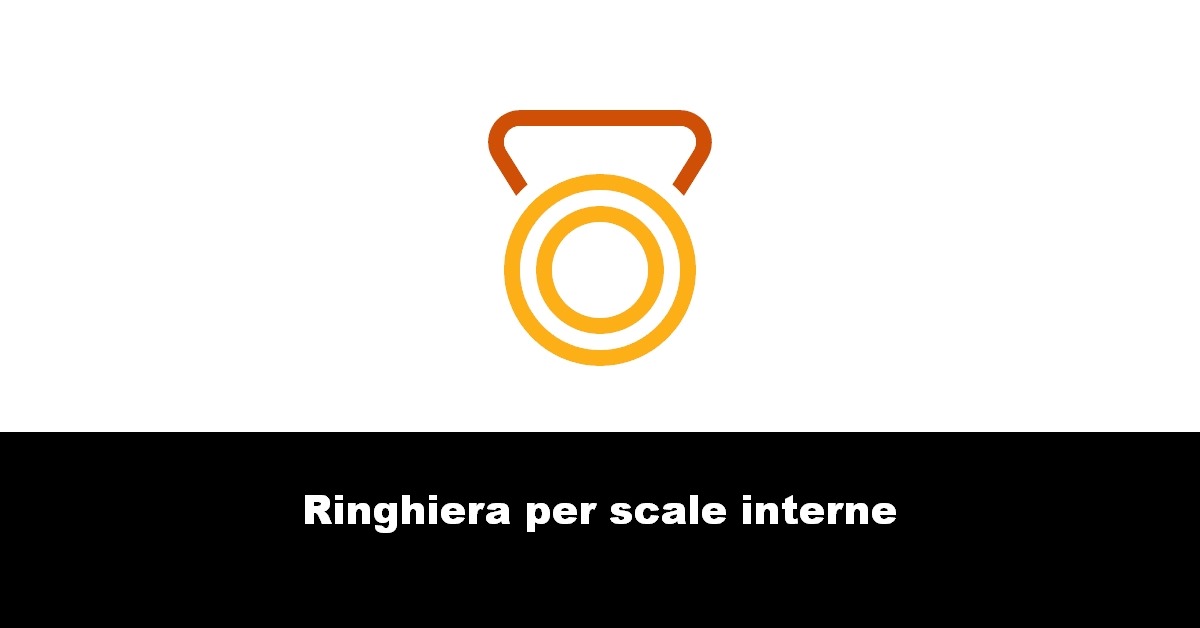 Ringhiera per scale interne