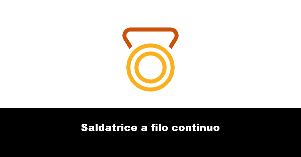 Saldatrice a filo continuo