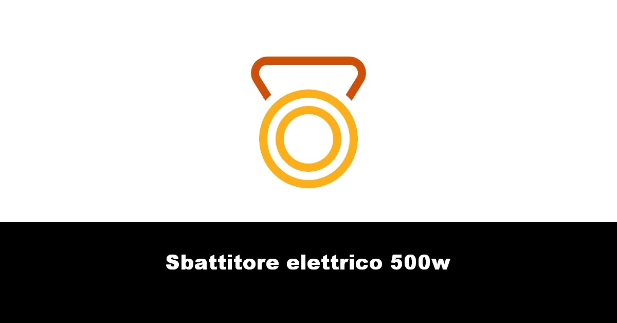 Sbattitore elettrico 500w