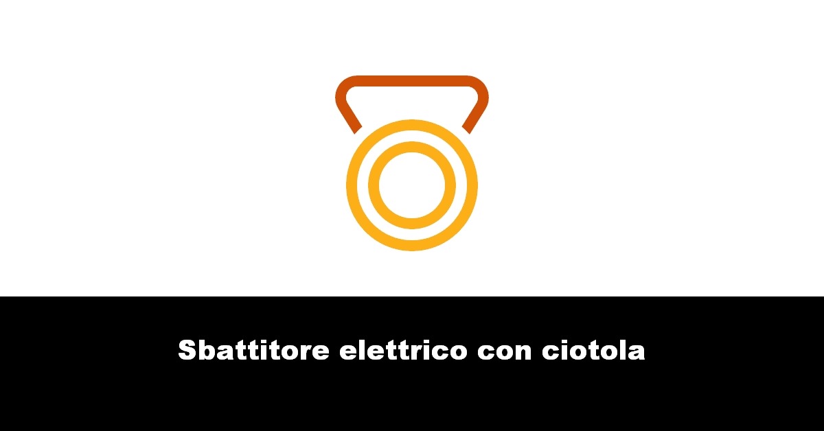 Sbattitore elettrico con ciotola