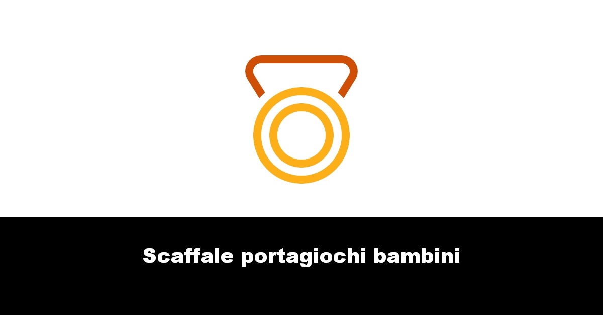 Scaffale portagiochi bambini