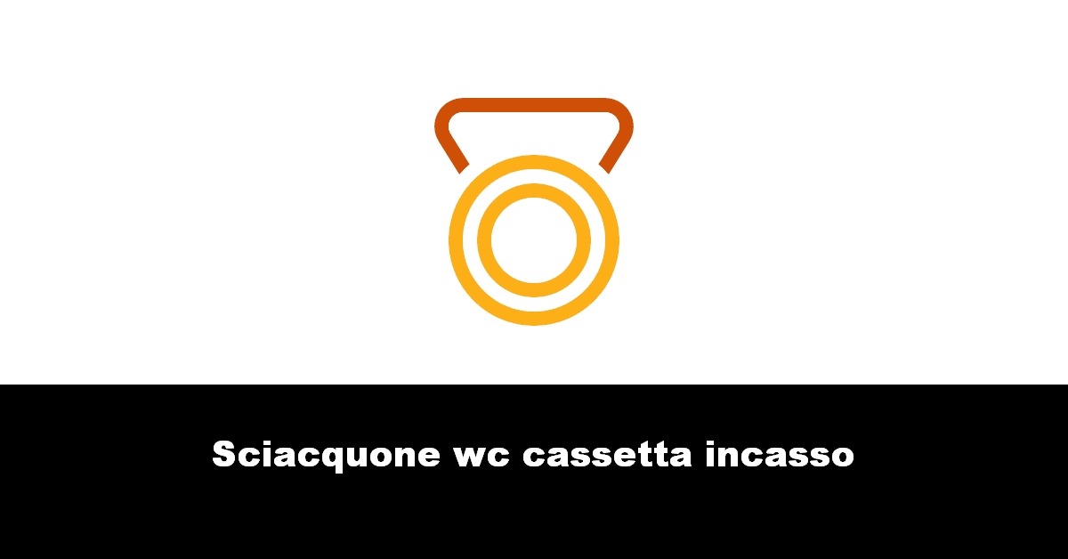 Sciacquone wc cassetta incasso