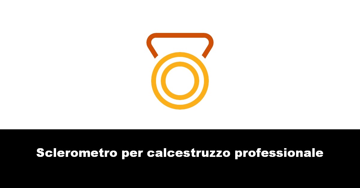 Sclerometro per calcestruzzo professionale