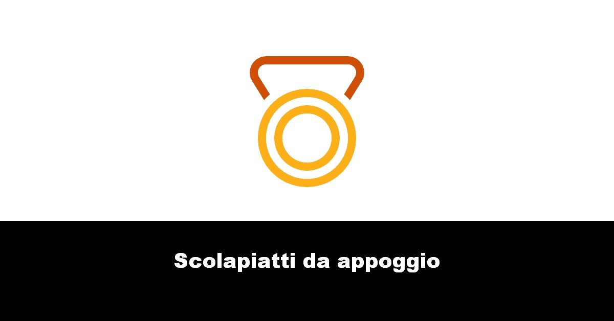 Scolapiatti da appoggio