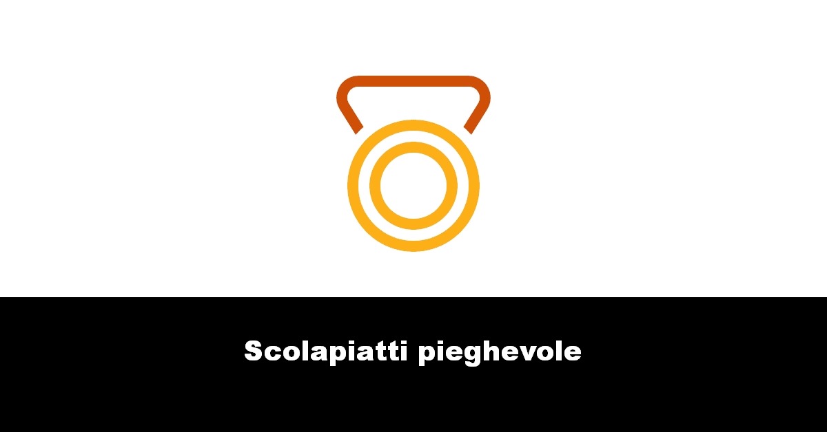 Scolapiatti pieghevole