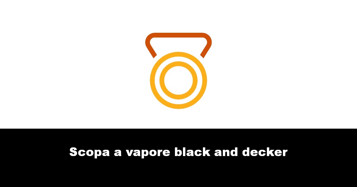 Scopa a vapore black and decker