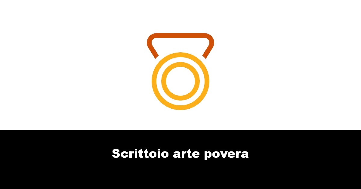 Scrittoio arte povera