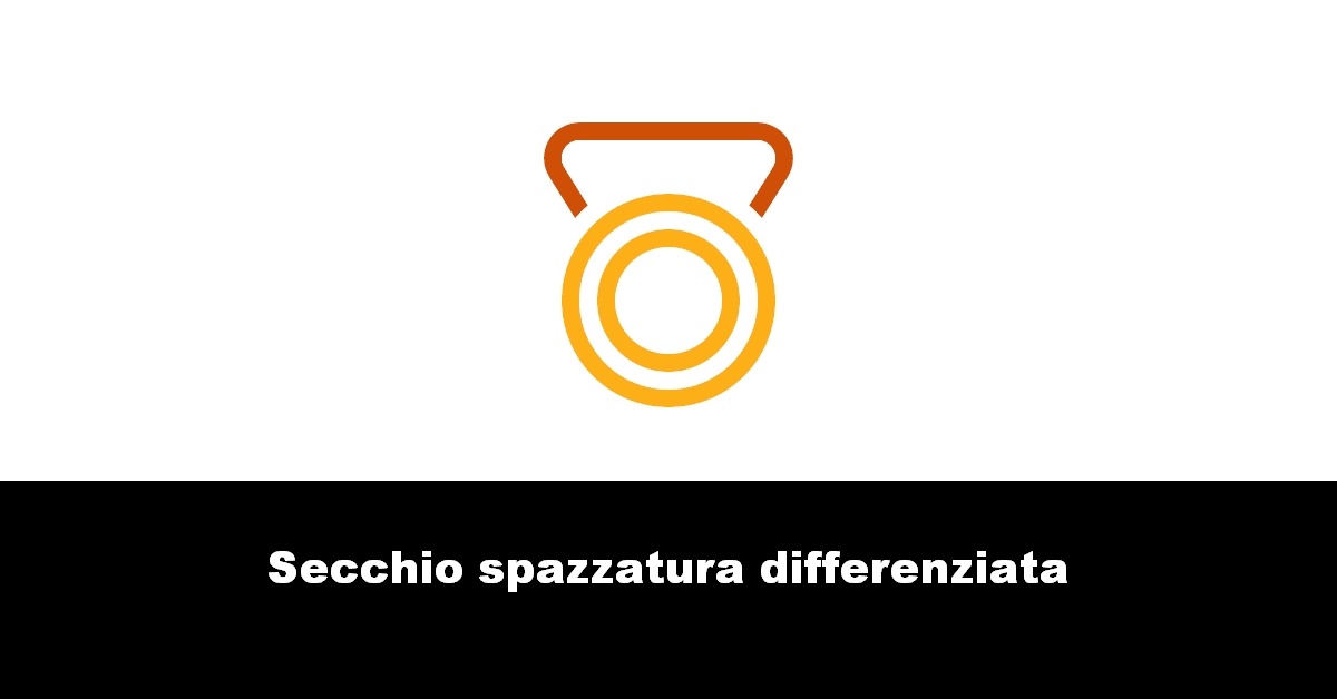 Secchio spazzatura differenziata