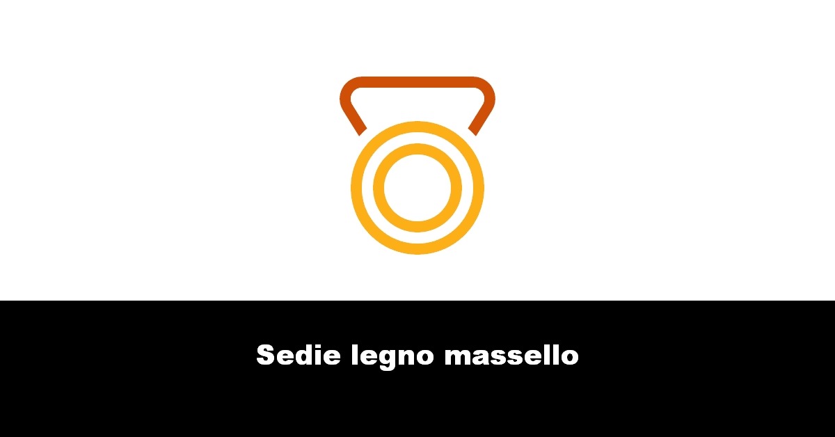 Sedie legno massello