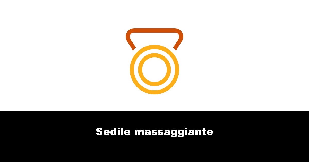 Sedile massaggiante