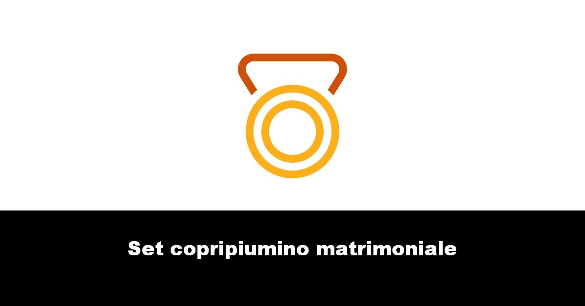 Set copripiumino matrimoniale