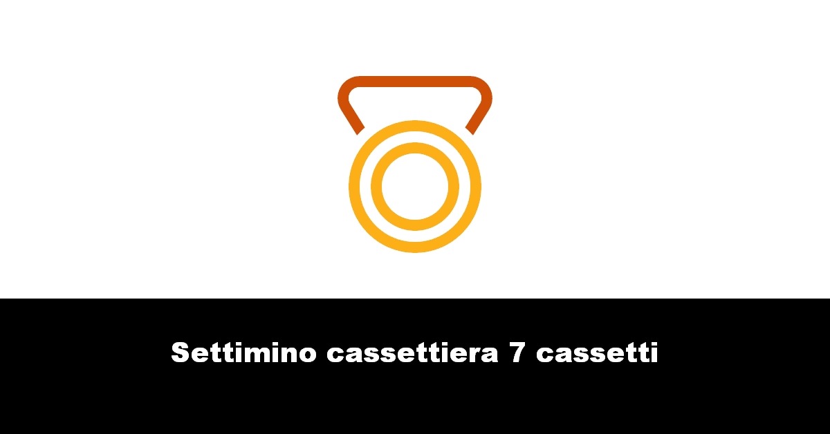 Settimino cassettiera 7 cassetti