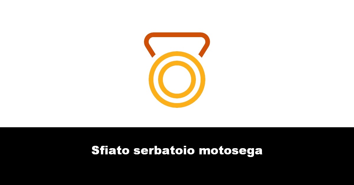 Sfiato serbatoio motosega