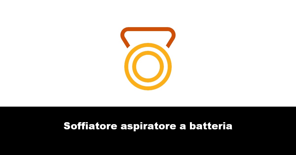 Soffiatore aspiratore a batteria