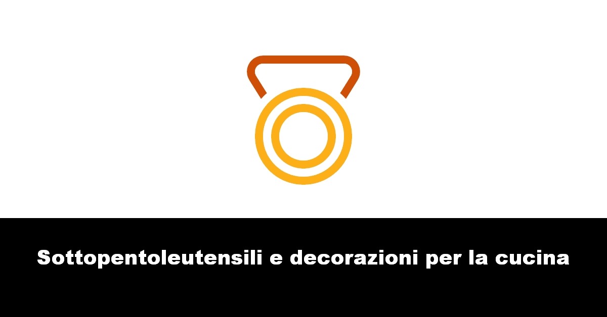 Sottopentoleutensili e decorazioni per la cucina